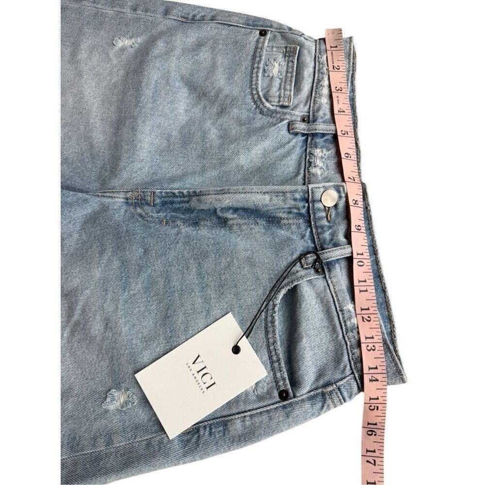 VICI Indio Denim Dad Shorts Size 27 - Picture 12 of 12